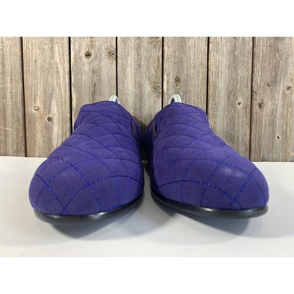 DUKE & DEXTER MEN’S BRUSHED VELVET QUILTED LOAFER BLUE SHOE SIZE 12 US/ 11 UK - Picture 3 of 9